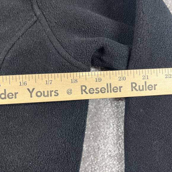 North Face Jacket Womens Small Polartec Fleece Full Zip Up Black - Picture 12 of 14